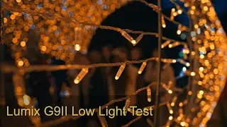 Lumix G9II Low Light Test - Bournemouth Christmas Lights