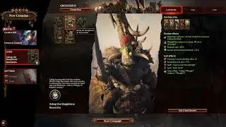 NEW AZHAG THE SLAUGHTER Selection Video | Total War Warhammer 3