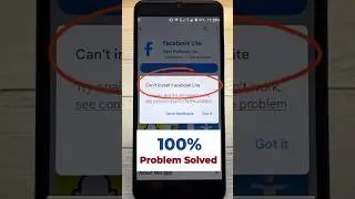 How To Solve Can't Install App Problem On Play store | Can't install app problem solve | Play store