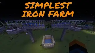 EASY Minecraft IRON farm 1.20 Tutorial Very FAST! minecraft Iron golem farm for all version