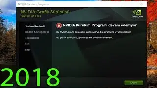 NVİDİA BU GRAFİK SÜRÜCÜSÜ UYUMLU GRAFİK DONANIMI BULAMADI ÇÖZÜM YENİ (2019)