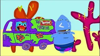 Huggy Wuggy and Scary Patrick Skittles meme