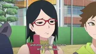Boruto - Boruto attempts at Summoning jutsu