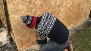 Building My Garden Office: Part 6 - Side and Front Walls