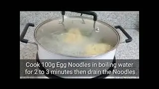 EGG NOODLES PROCEDURE