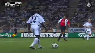 Claude Makélélé vs Feyenoord - UEFA Super Cup 2002