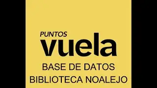 CONSULTAR base de datos BIBLIOTECA NOALEJO
