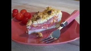 Recette de la tarte aux cerises façon crumble