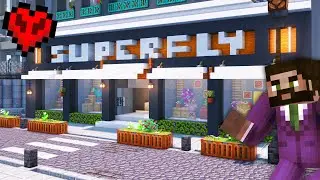 I built a CLOTHES SHOP in Hardcore Minecraft