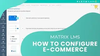How to configure e-commerce in MATRIX LMS