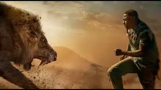 Brave Father Saves Family from Lion Attack