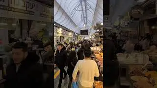 Market Districk in Jerusalem before Shabbot