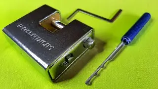 [223] Как открыть замок навесной инструментом для вскрытия замков?