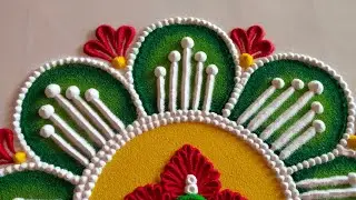 Diwali rangoli design|| Festival rangoli designs|| Rangoli for diwali|| Simple rangoli design||