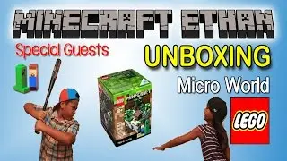 Minecraft Ethan Lego Minecraft Micro World Unboxing