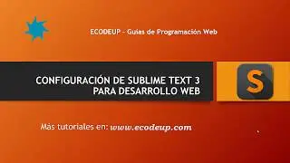 Configuración de Sublime Text 3 para desarrollar Aplicaciones Web