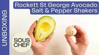 Unboxing Rockett St George Avocado Salt & Pepper Shaker Set | Sous Chef UK SKU:RC0001