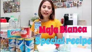 HOW TO COOK CREAMY MAJA BLANCA WITHOUT COCONUT MILK(water 3 cans only)