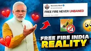 Free Fire India REALITY !!🤬⚠️ Narendra Modi *TWEETS* BAN 100% 💔