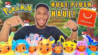 Huge Eevee Costume Pokemon Plush Haul AliExpress!