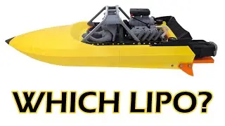 Testing 3S vs 4S LIPO with the M-Jet Supersprint Jetboat