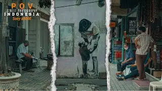 POV Street Photography | Relaxing 22 minutes |  sony a5000 + Meike 35mm