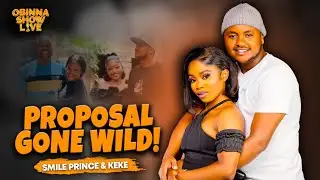 OBINNA SHOW LIVE: PRANK OR REAL LOVE? - Smile Prince and Keke