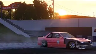 FULL SIDEWAYZ AT ICONIC MEIHAN C COURSE JAPAN DRIFT CIRCUIT | S13 MISSILE ASSETTO CORSA [WHEELCAM]