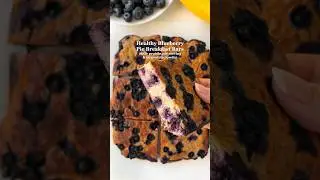 Healthy Blueberry Breakfast Bars💜 