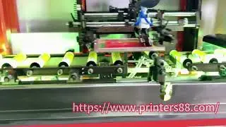 Automatic 5 Colors Screen Printing Machine for Plastic Sealing Tubes