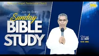 Faith FGPC Live 18-06-2023 | வேத பாடம்