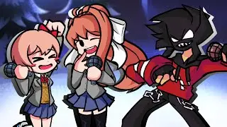 Bonedoggle but Monika, Sayori and Agoti sing it! - FNF Cover