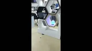 hexagon shelves divider.