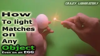 How to light a match on any surface - Matches lifehack