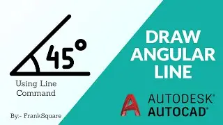 How To Draw Angular Lines | Line Angle in Degree | Line With An Angle in AutoCAD