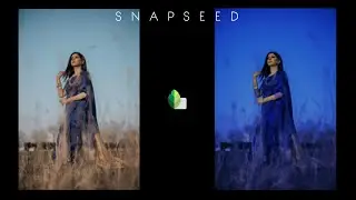 Dark Blue Effect Photo Editing in Snapseed || Snapseed || Editing on Mobile || 