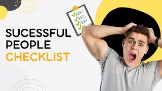 The ONE Checklist ALL Successful People Follow - Unbelievable!