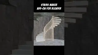 Create Procedural Stairs in Seconds with this Add-on for Blender 