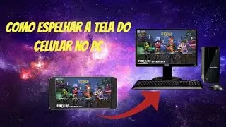 Como espelhar a tela do celular no PC para o (FREE FIRE)