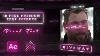 Free Text Animation Pack for After Effects | High Quality Presets by Rumo AE