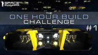 Space Engineers - LIVE 1 HOUR BUILD CHALLENGE #1 - Drone Carrier