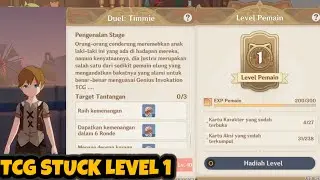 Cara Naik Level TCG Stuck Level 1 | Genshin Impact