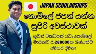 Japan scholarships Sri Lanka | Japan student visa Sinhala | නොමිලේ ජපන් යන්න සුපිරි අවස්ථාවක් | MEXT