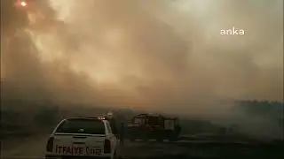 Ankara'nın Kızılcahamam ilçesindeki orman yangını Bolu'ya sıçradı