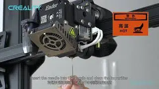 Service tutorial Ender - 3 S1 clean the nozzle with needle