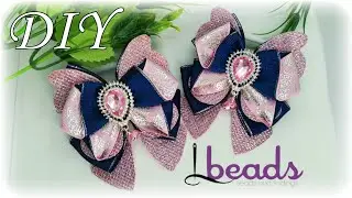 😍ИМЕННО ТАКИЕ ПОНРАВЯТСЯ ВАШИМ КЛИЕНТАМ❤️БАНТИКИ С ХВОСТИКАМИ ИЗ ЛЕНТ.. LBEADS