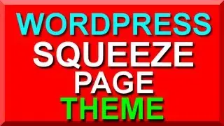 Wordpress Squeeze Page Theme (Wp Squeeze Page & Sales Page Templates)