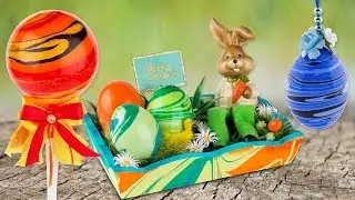 Ideen mit Herz - Marmorieren - Ostereier