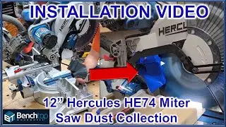 Miter Saw Dust Collection INSTALL GUIDE for 12
