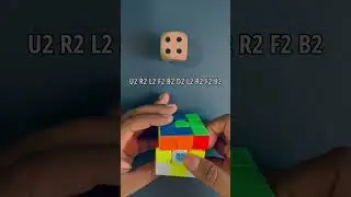 Dice 🎲 #4 Solved in Rubik’s Cube 🔥 